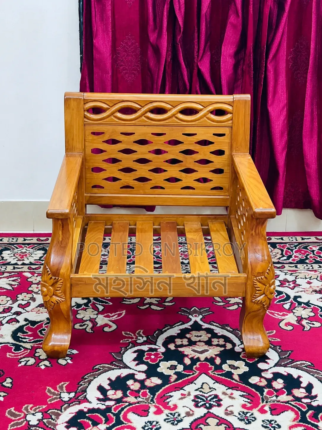 Teak Wood Sofa Total 5 Seats