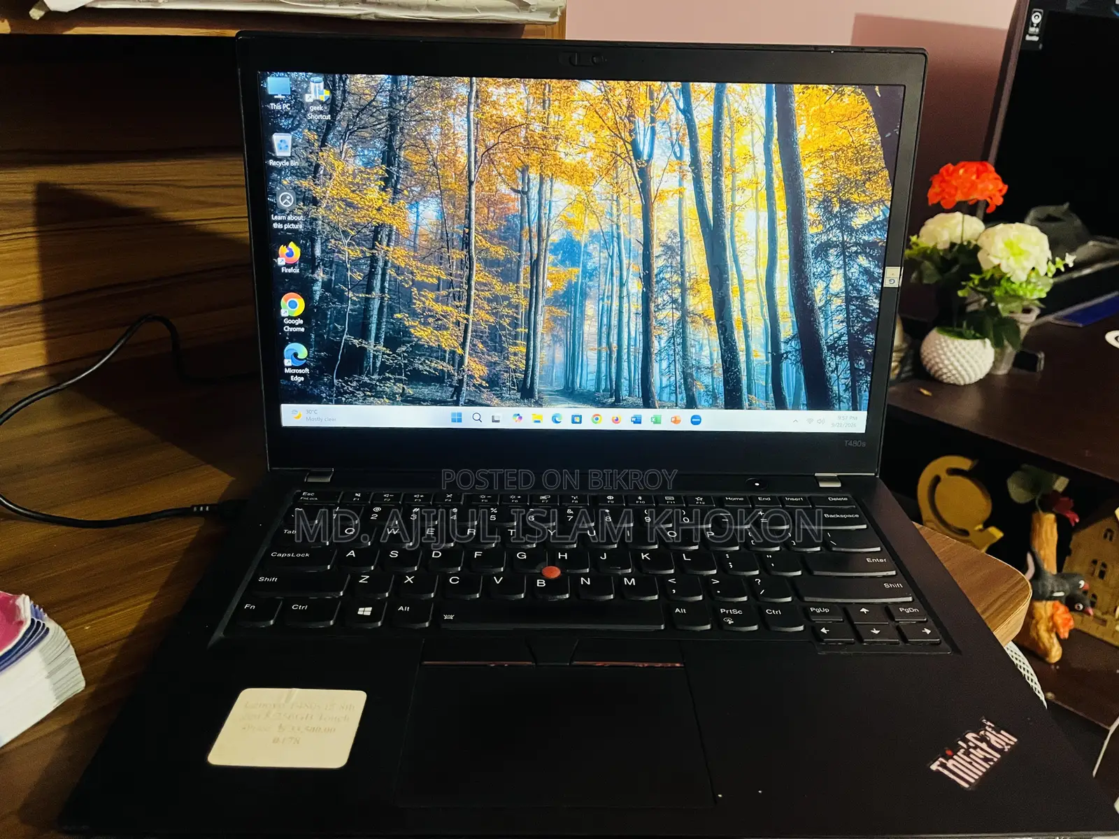 Laptop Lenovo 8GB Intel Core i5 SSD 128GB