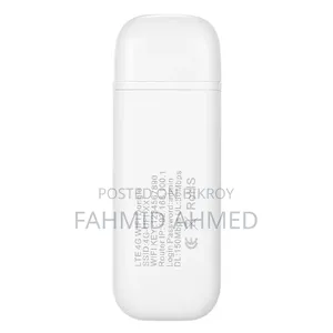 4G LTE USB Modem Wifi Router 150mbps Portable-White Colour (Imported)