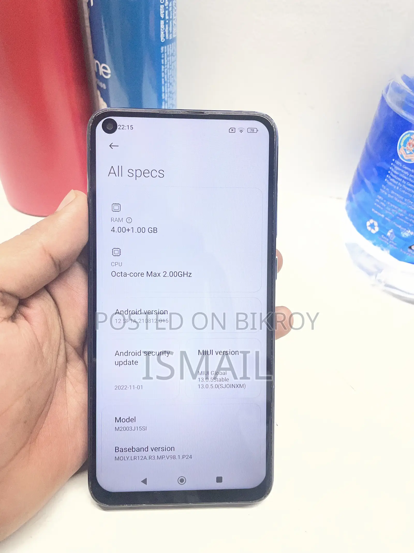 Xiaomi Redmi Note 9 64 GB Blue