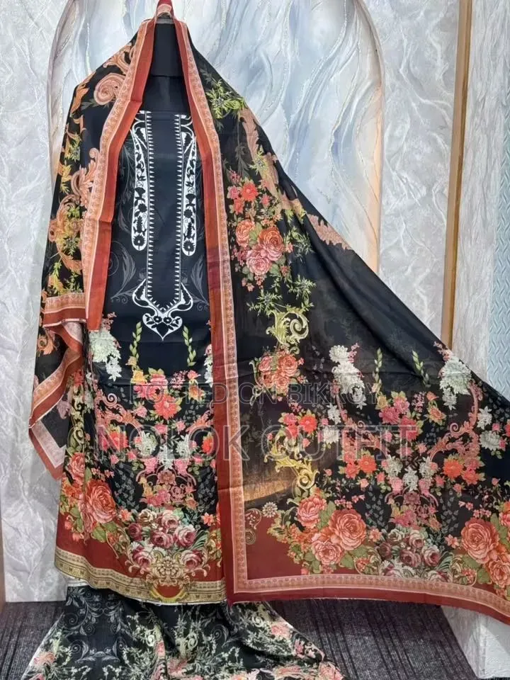 Pakistani Digital Print Three Piece A-Grade Cotton Quality