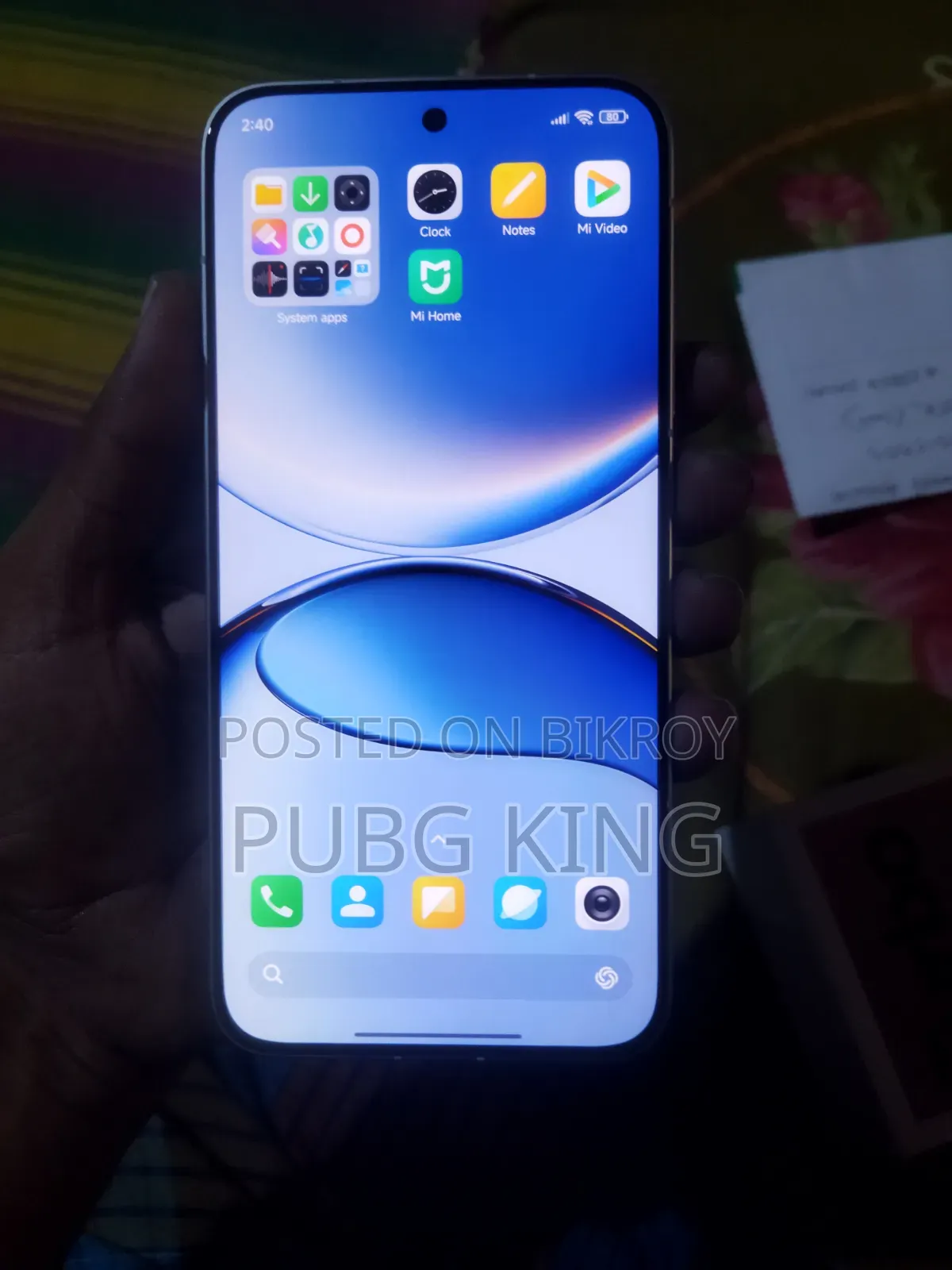 নতুন শাওমি রেডমি টার্বো ৪ প্রো ২৫৬ জিবি সাদা