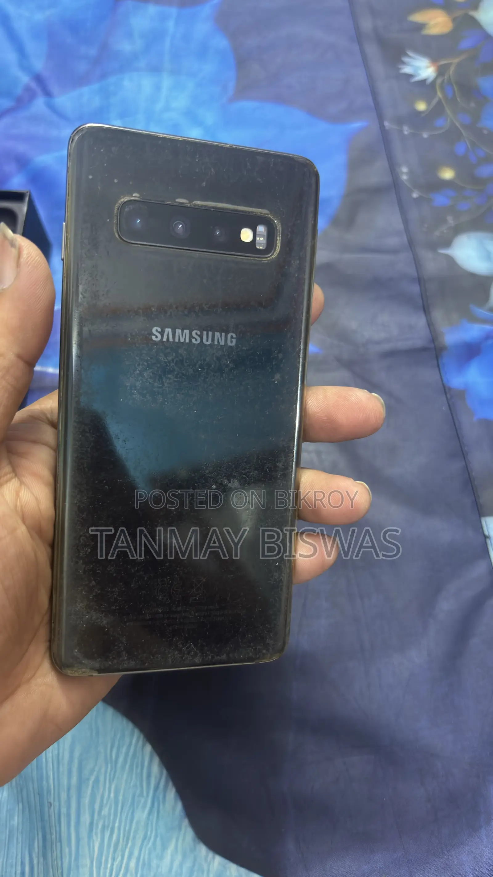 স্যামসাং গ্যালাক্সি এস ১০ ১২৮ জিবি কালো