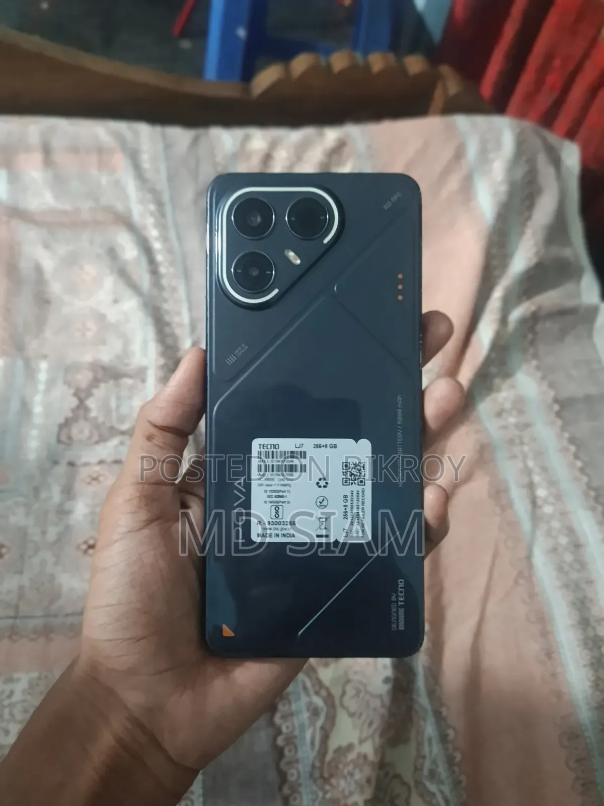 Tecno Pova 7 5G 256 GB Black