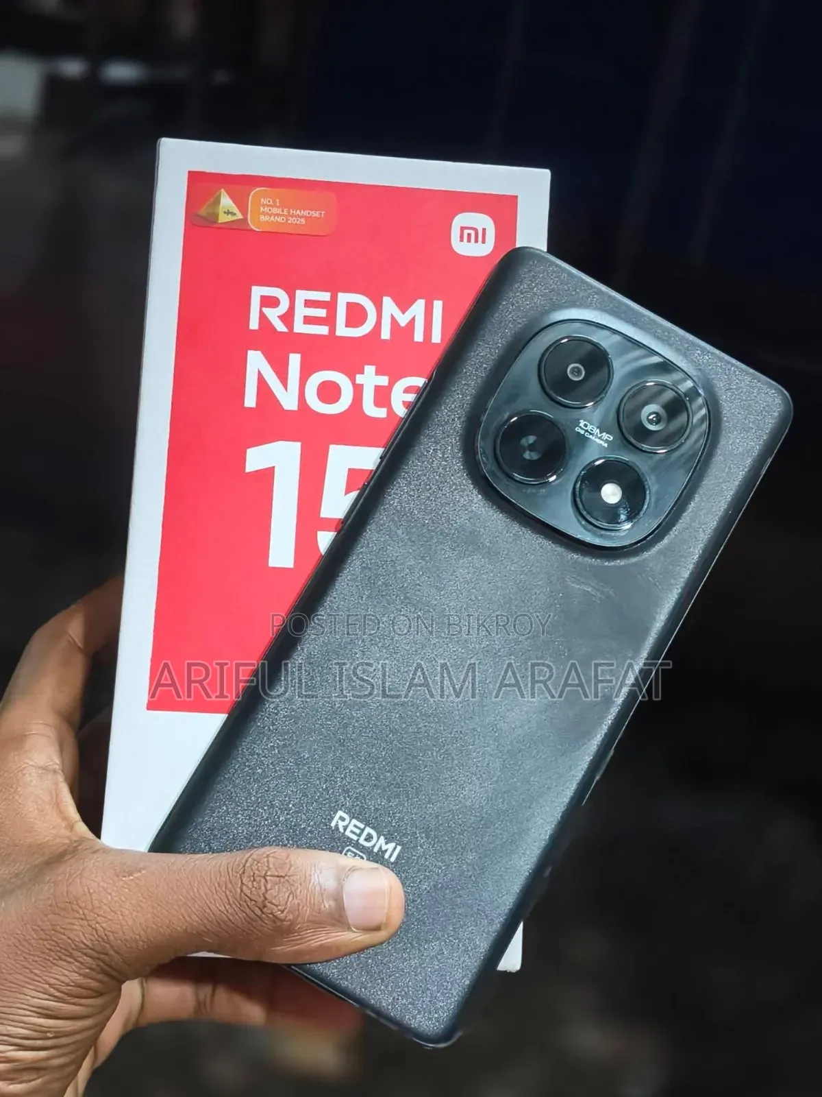 New Xiaomi Redmi Note 15 256 GB Black