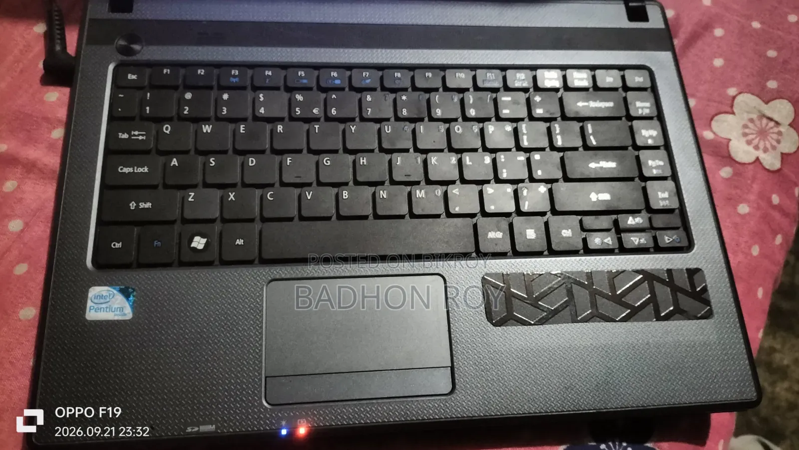 Laptop Acer Aspire 4749Z 4GB Intel Pentium HDD 320GB