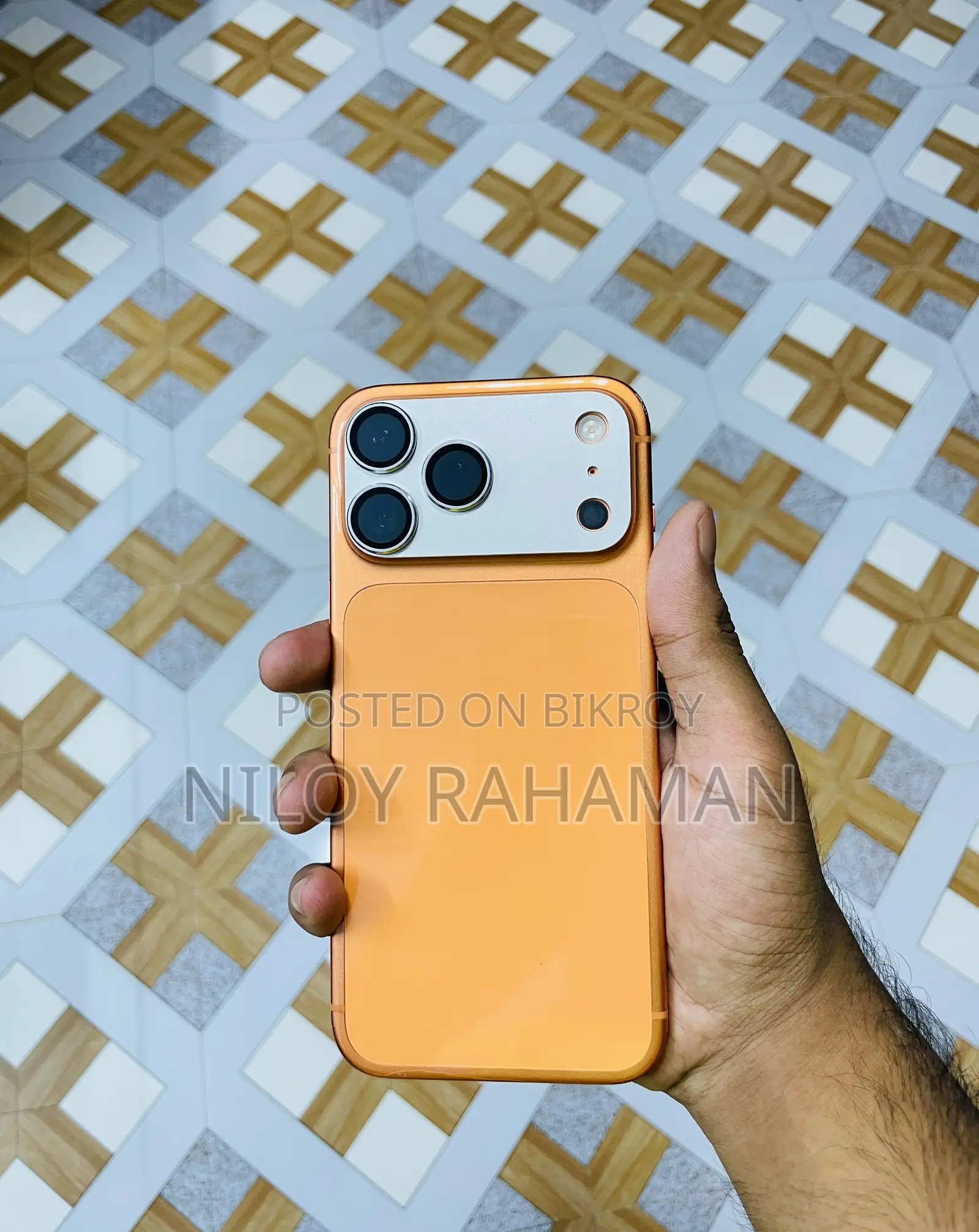 নতুন অ্যাপল আইফোন ১৭ প্রো ম্যাক্স ২৫৬ জিবি কমলা