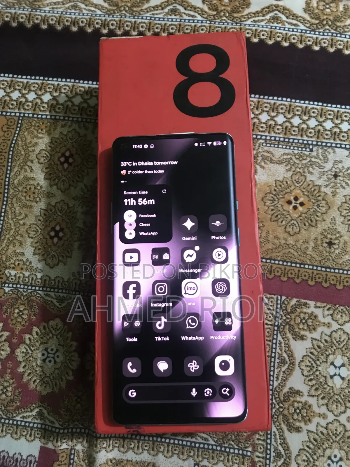 OnePlus 8 Pro 128 GB Blue