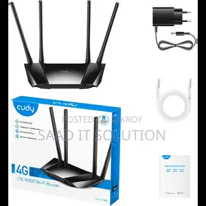 Cudy LT400 4G 300 Mbps SIM-Supported LTE Router