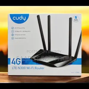 Cudy LT400 4G 300 Mbps SIM-Supported LTE Router