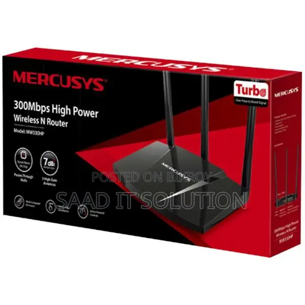 Mercusys MW330HP 300Mbps High Power Wireless N Router