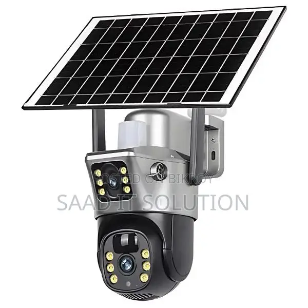 V380 4MP Solar PTZ 4G Dual Lens Camera