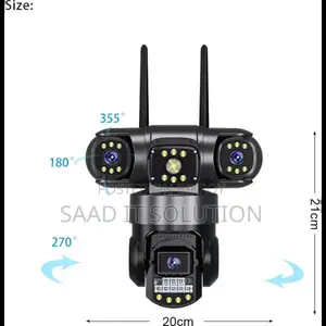 V380 Pro 3 Lens 3 Screen 9MP PTZ 4G Wi-Fi Camera