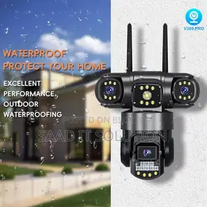 V380 Pro 3 Lens 3 Screen 9MP PTZ 4G Wi-Fi Camera