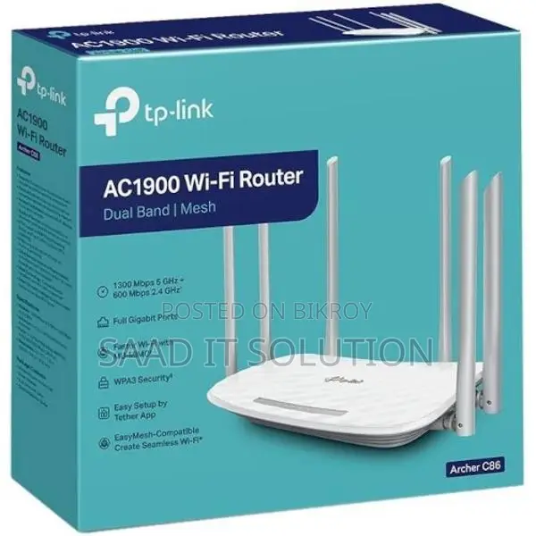 TP-Link Archer C86 AC1900 Dual Band Wi-Fi Router