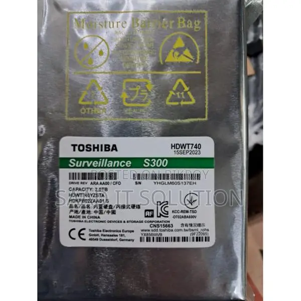 Toshiba S300 2TB 3.5" Surveillance Hard Drive