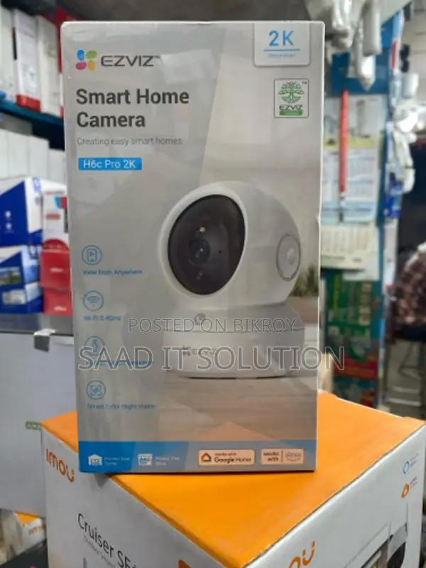 EZVIZ H6c Pro 2K 3.0MP Wi-Fi Dome IP Camera