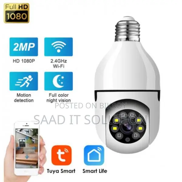 E27-Q165-1 Bulb Wi-Fi IP Camera