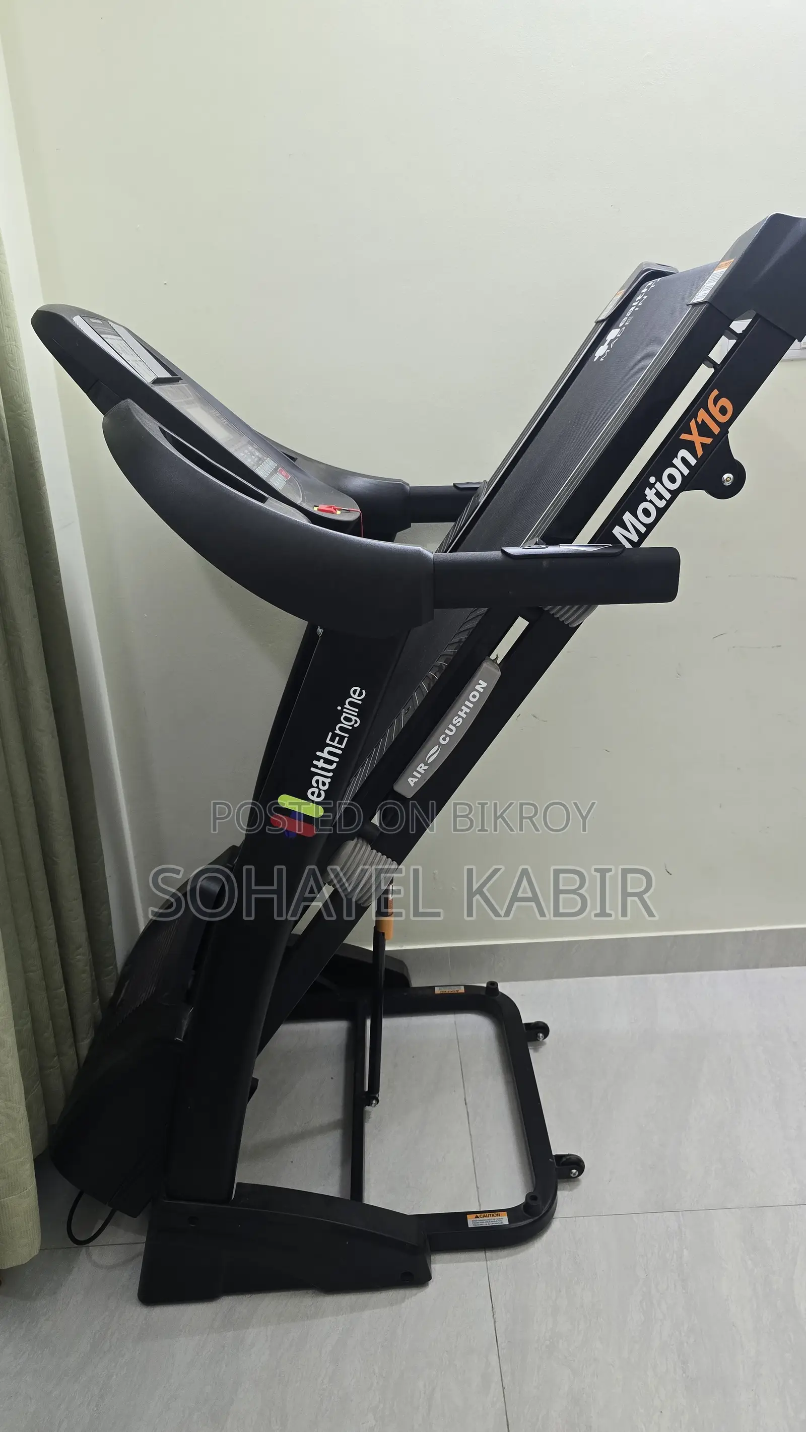 HealthEngine Motion X16 Motorized Treadmill (মাত্র ৪ মাস ব্যবহৃত)