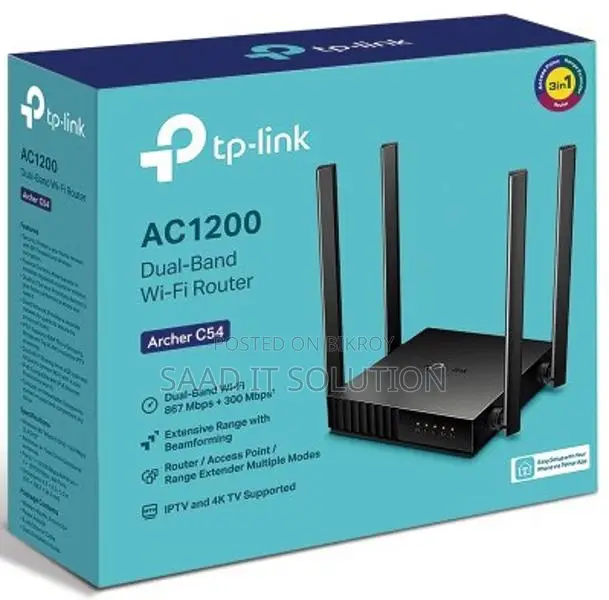 TP-Link Archer C54 AC1200 Beamforming Wi-Fi Router