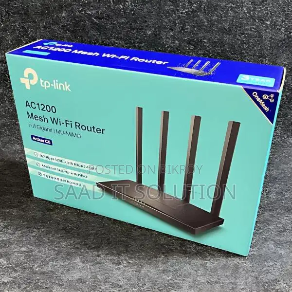 TP-Link Archer C6 V4.0 AC1200 Gigabit Mesh Router