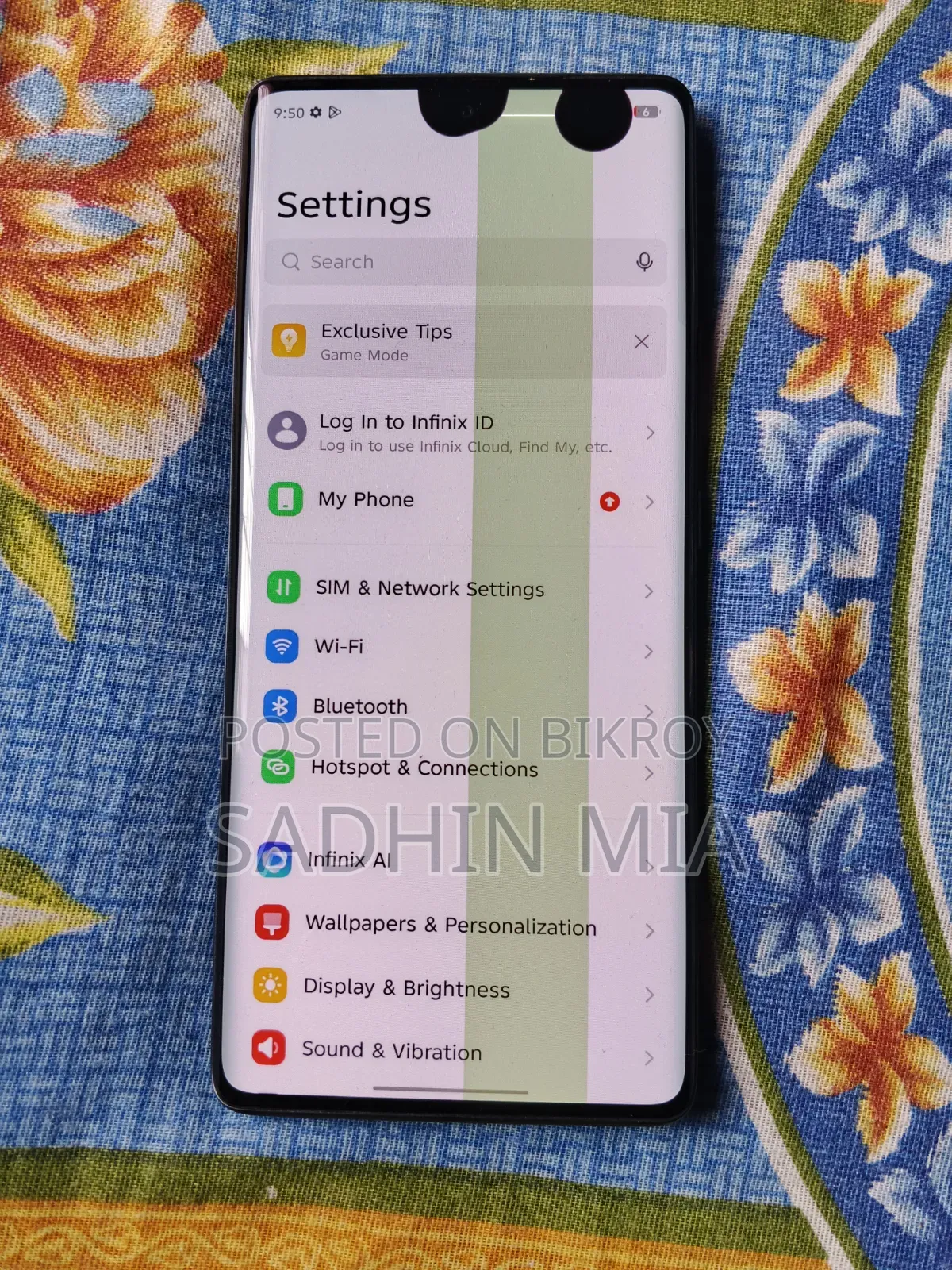 ইনফিনিক্স নোট ৪০এস ২৫৬ জিবি কালো