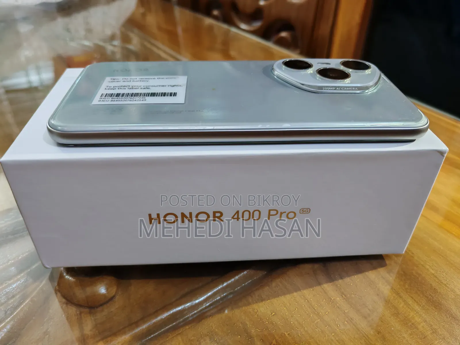 অনার ৪০০ প্রো ৫১২ জিবি সিলভার