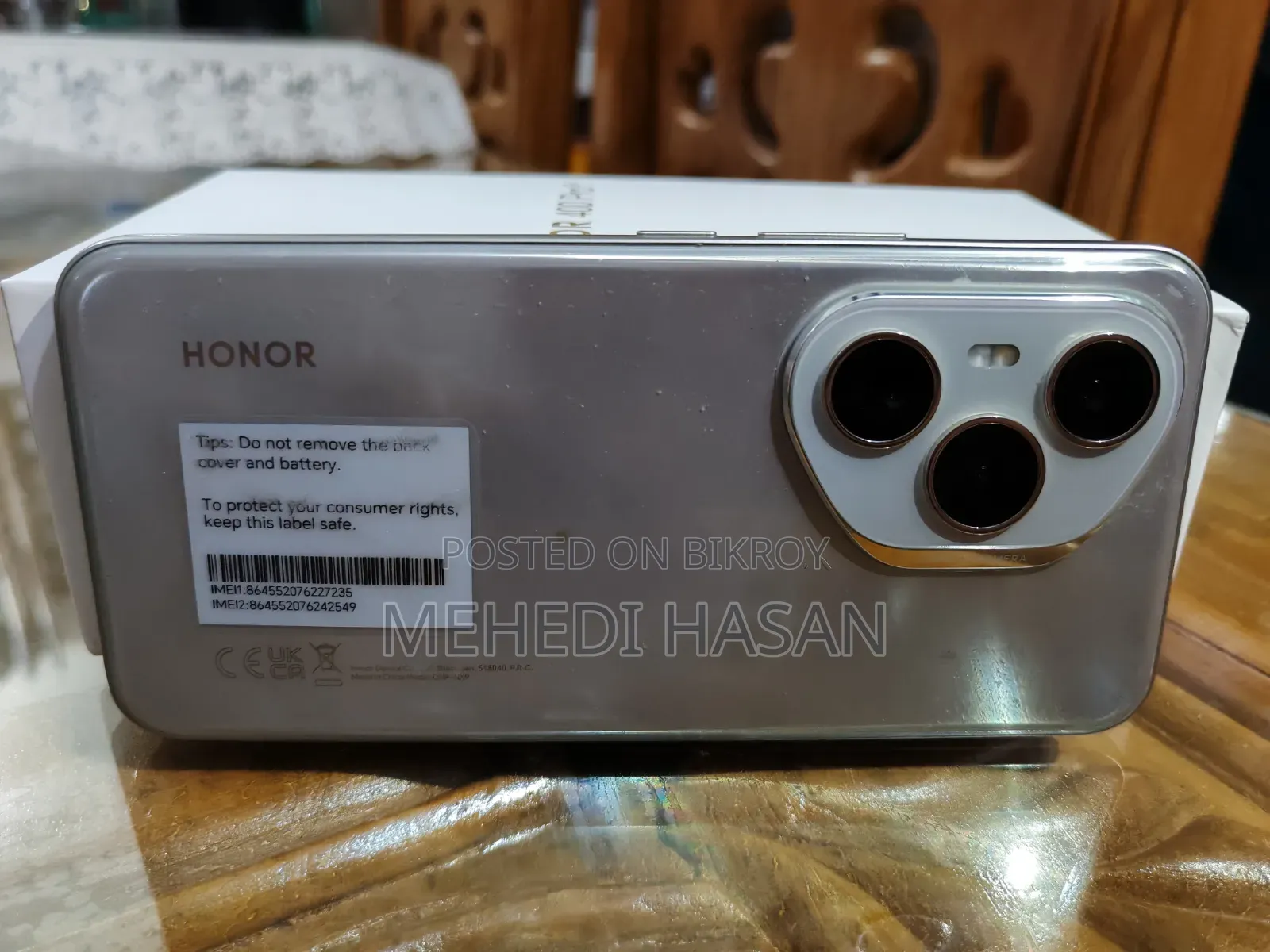 অনার ৪০০ প্রো ৫১২ জিবি সিলভার