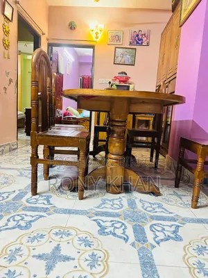 Original Chittagong Teak Wood Table for Sale