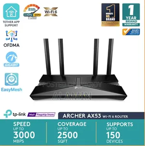 TP-Link Archer AX53 AX3000 Dual Band Gigabit Wi-Fi 6 Router