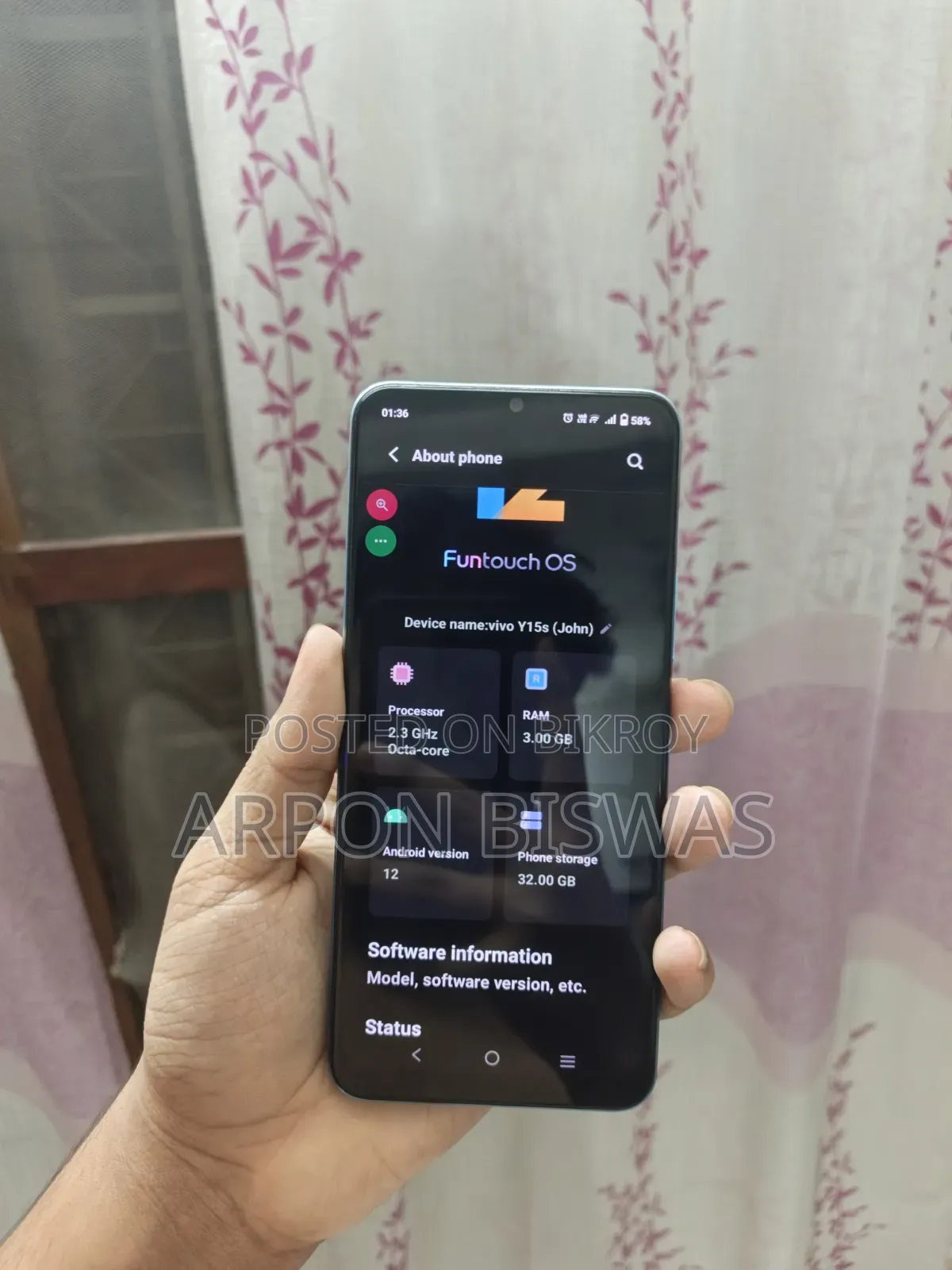 Vivo Y15 64 GB Blue