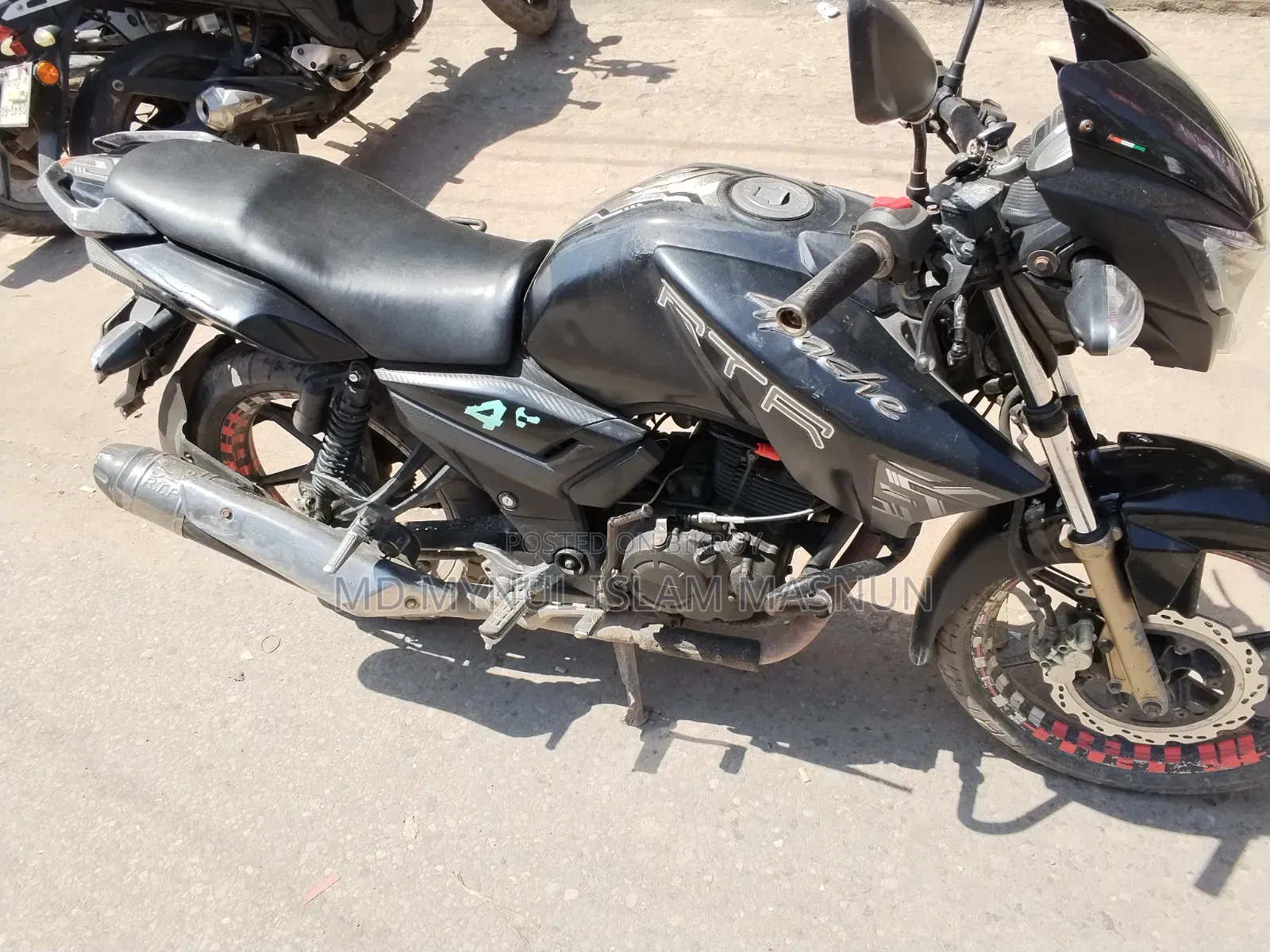 TVS Apache RTR 160 2V 2017 Black