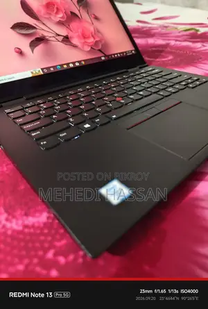 ল্যাপটপ লেনেভো থিংকপ্যাড এক্স১ কার্বন ৮জিবি ইন্টেল কোর আই৫ এসএসডি ২৫৬জিবি