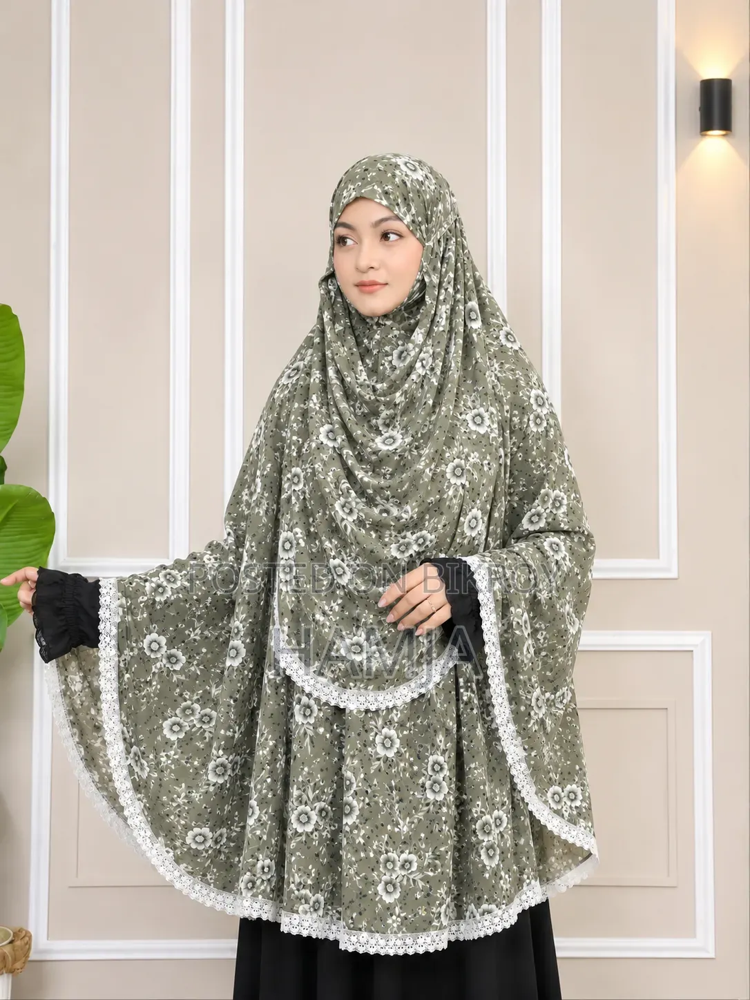 মহিলাদের ফ্রি সাইজ কটন ভিসকস ফেব্রিক হিজাব