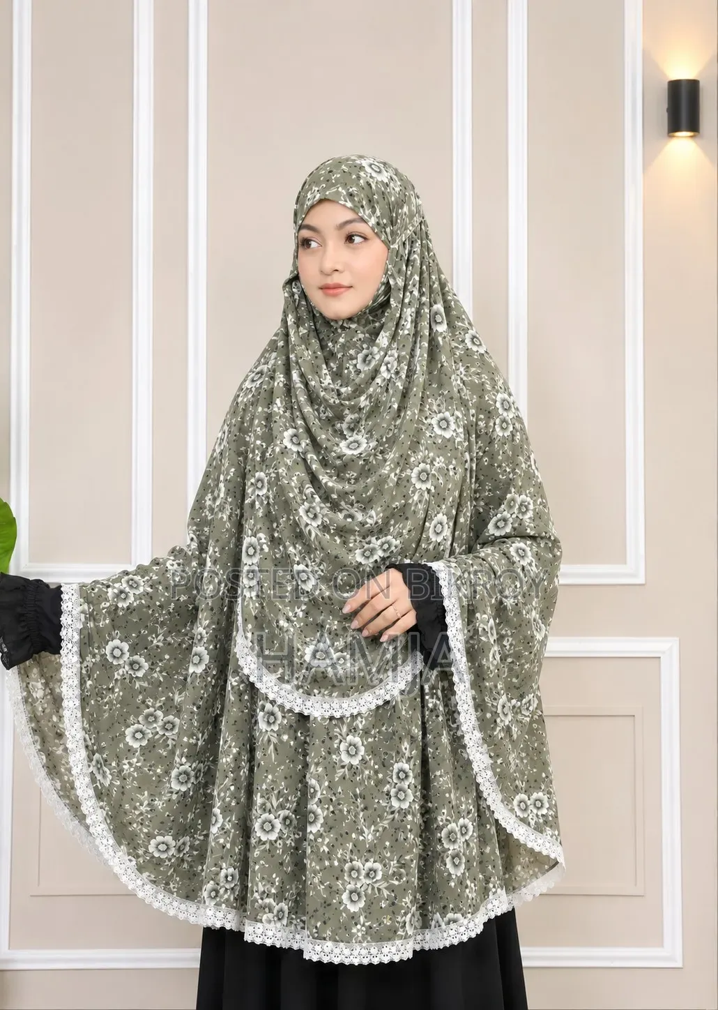 মহিলাদের ফ্রি সাইজ কটন ভিসকস ফেব্রিক হিজাব