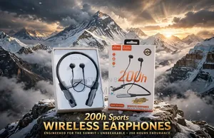 Neckband get 200 hours battery backup easily