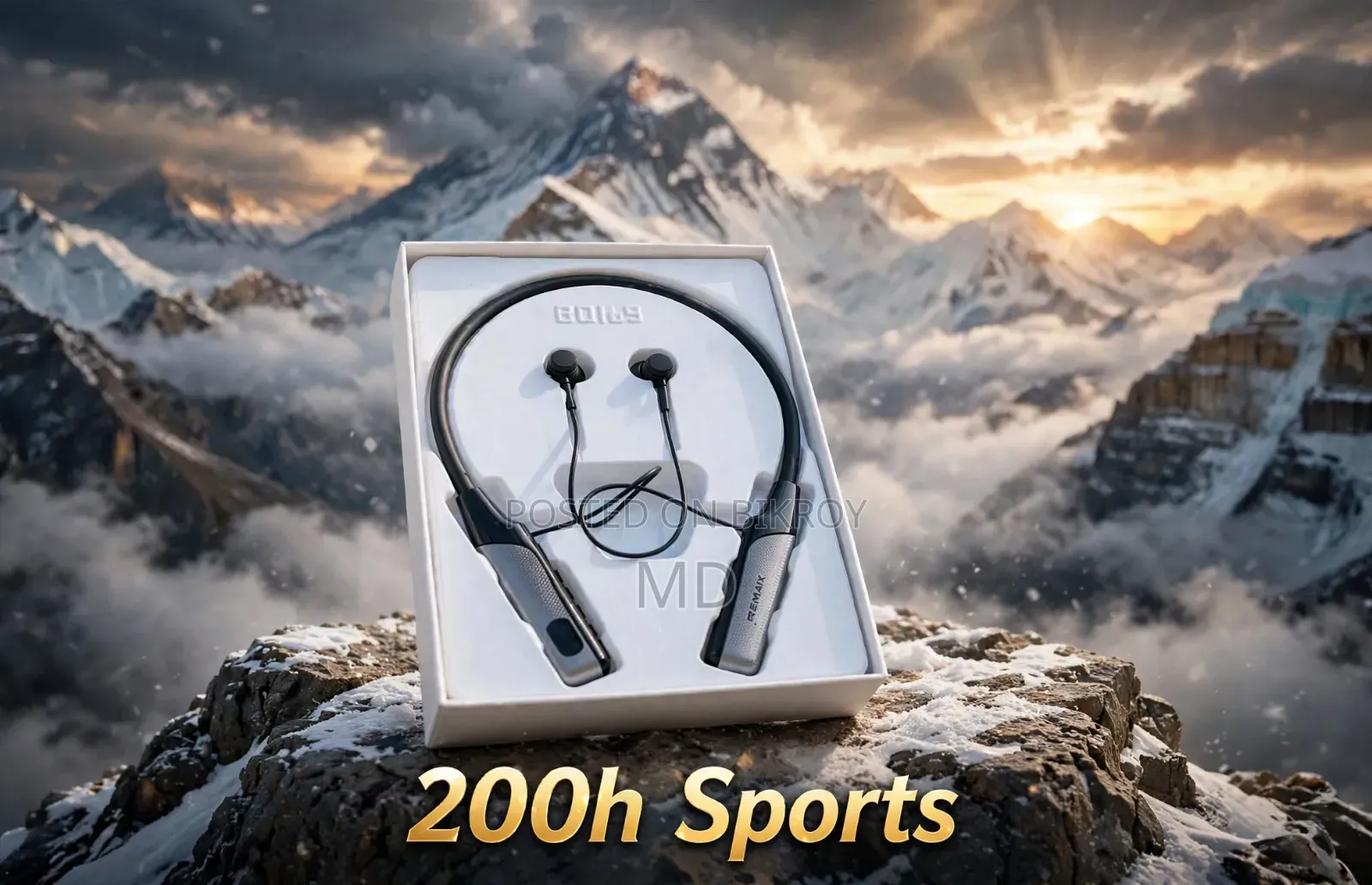 Neckband get 200 hours battery backup easily