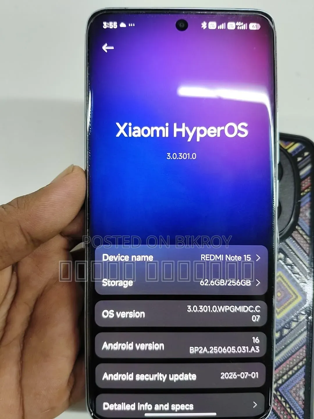 Xiaomi Redmi Note 15 256 GB Blue