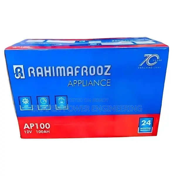 Rahimafrooz Appliance AP-100 100Ah Battery