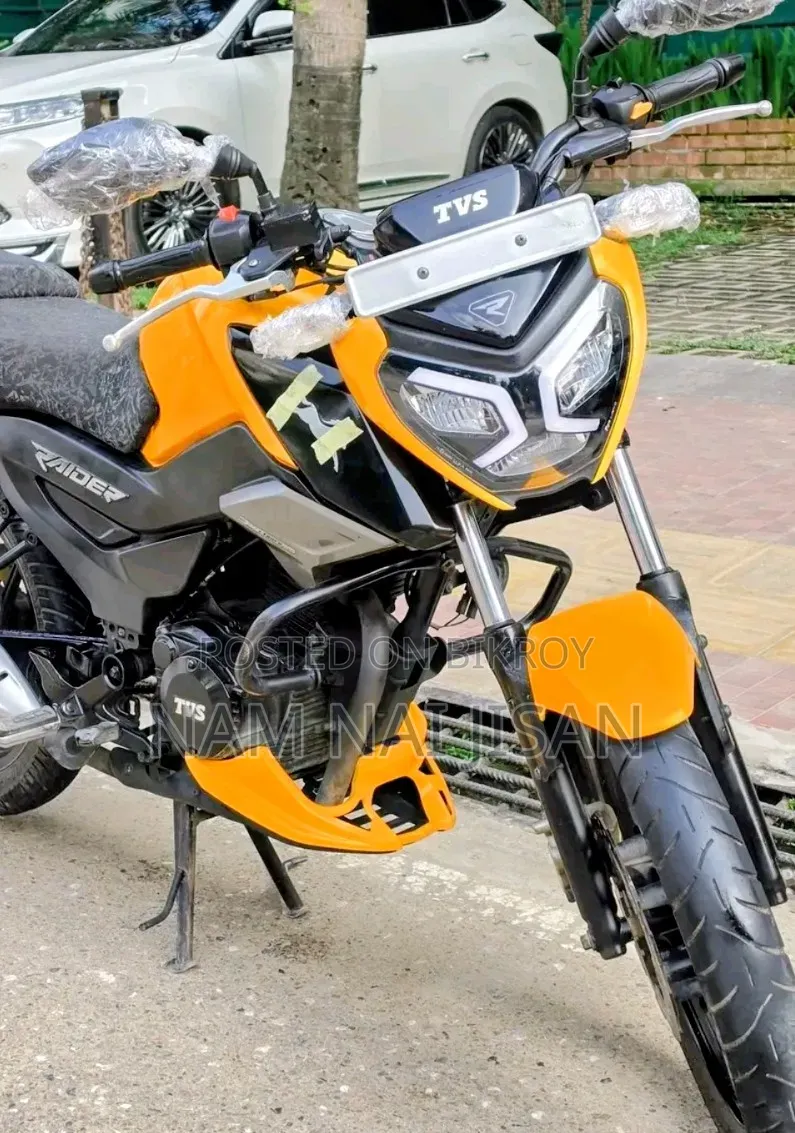 নতুন টিভিএস রাইডার ১২৫ ২০২২ হলুদ