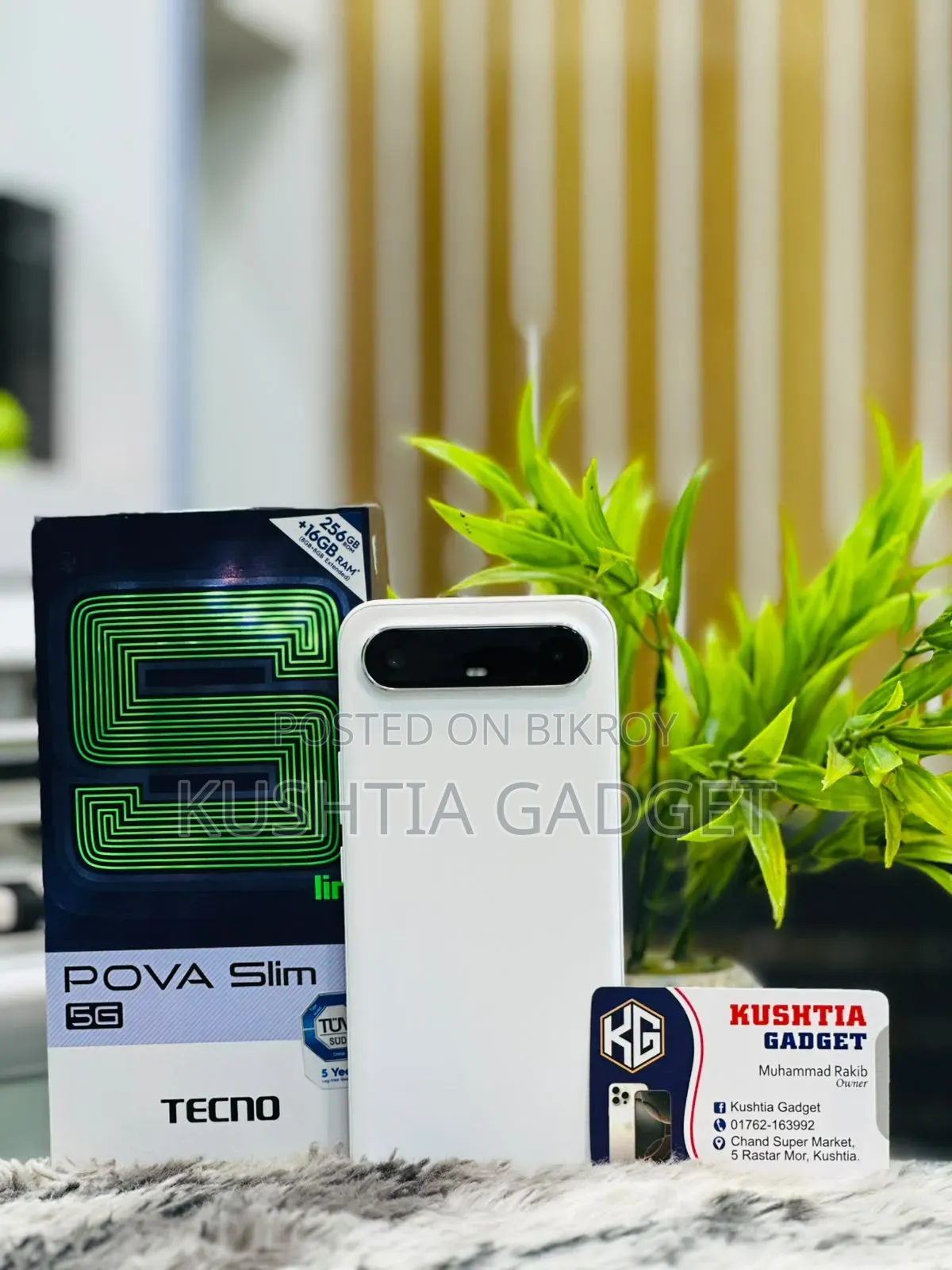 Tecno Pova Slim 5G 256 GB White