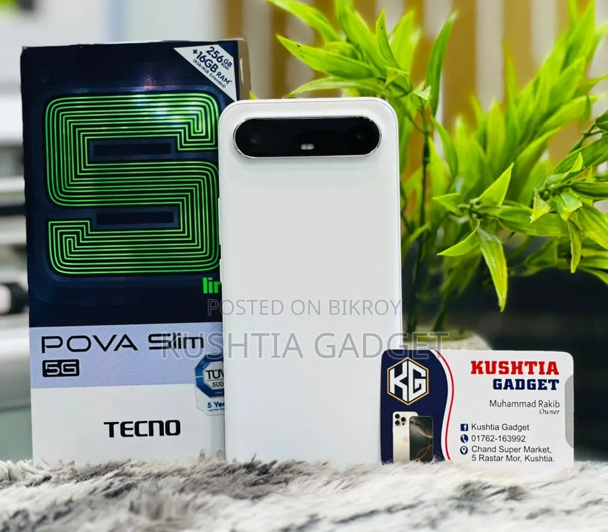 Tecno Pova Slim 5G 256 GB White