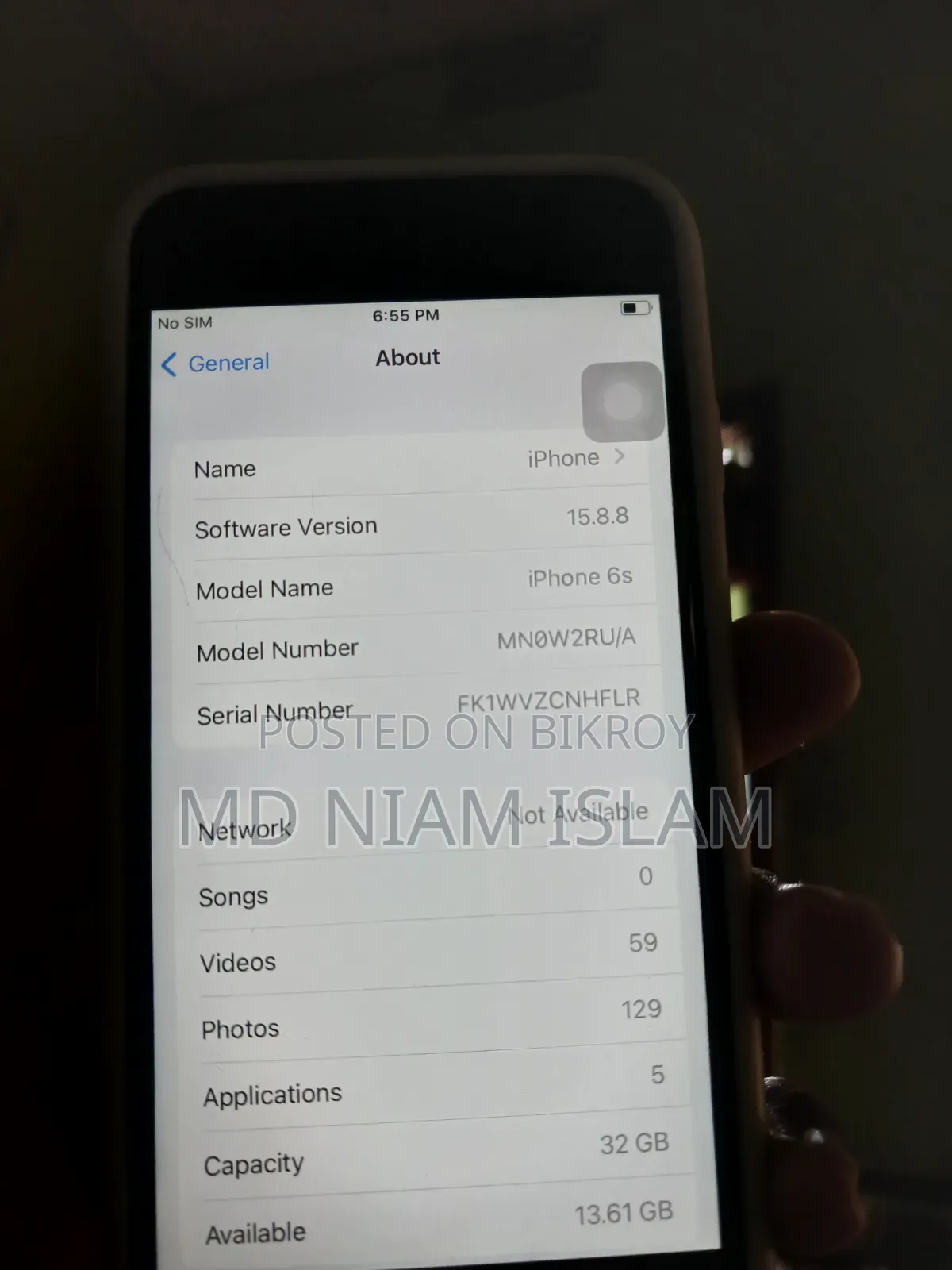Apple iPhone 6s 32 GB White