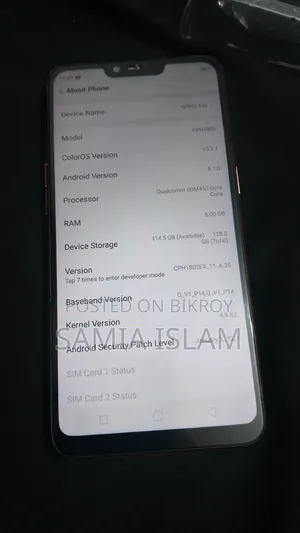 Oppo A3s 256 GB White