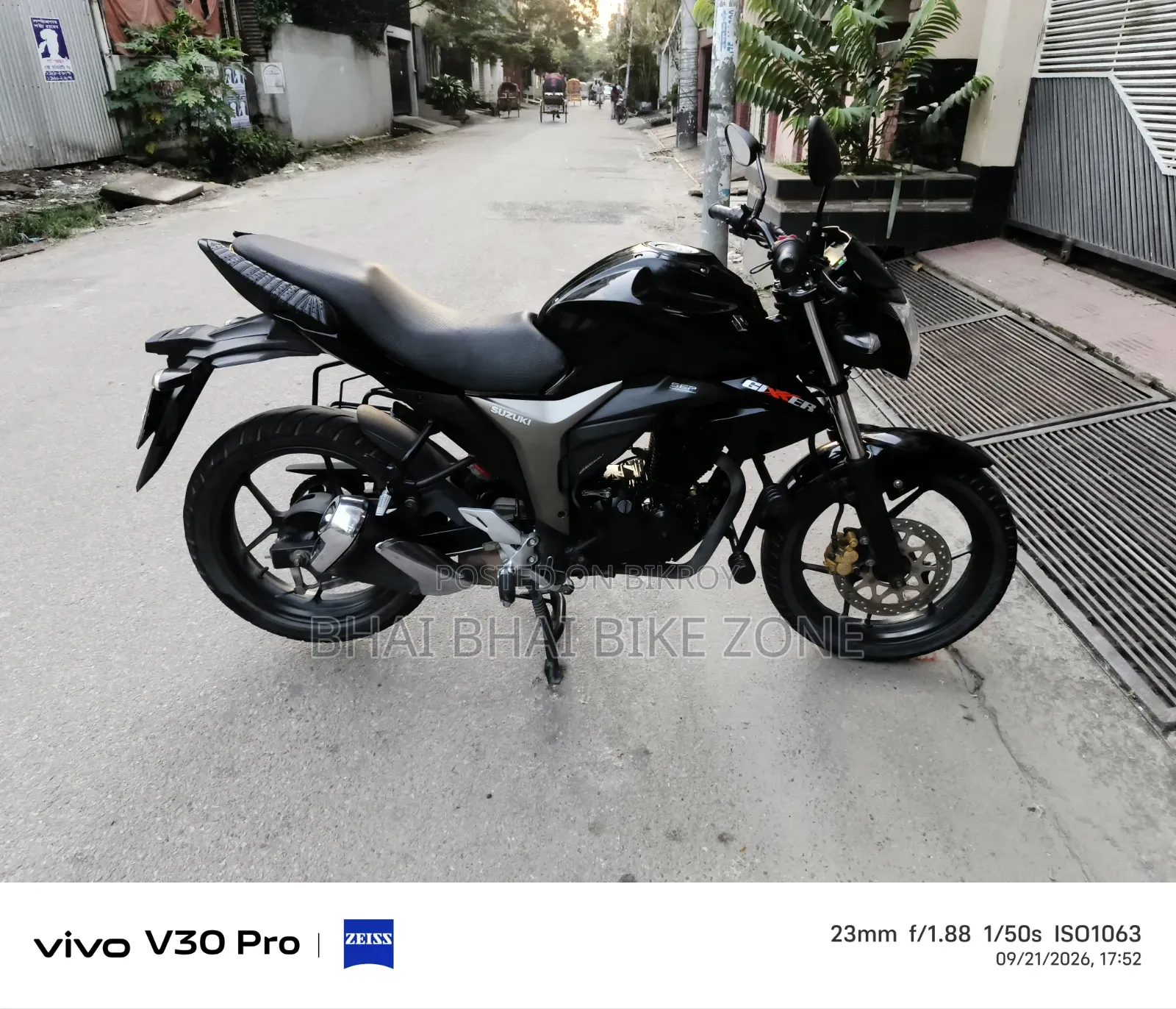 Suzuki Gixxer 2023 Black
