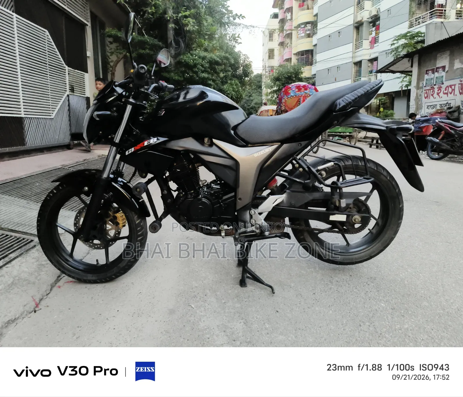 Suzuki Gixxer 2023 Black