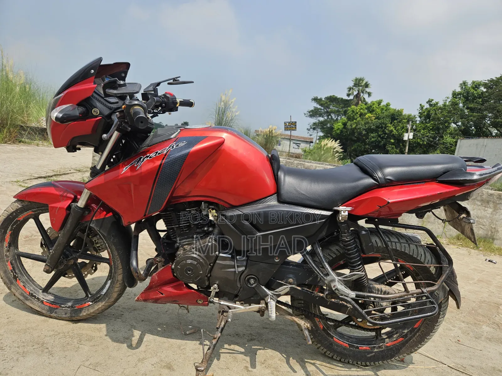 TVS Apache RTR 160 2V 2014 Red