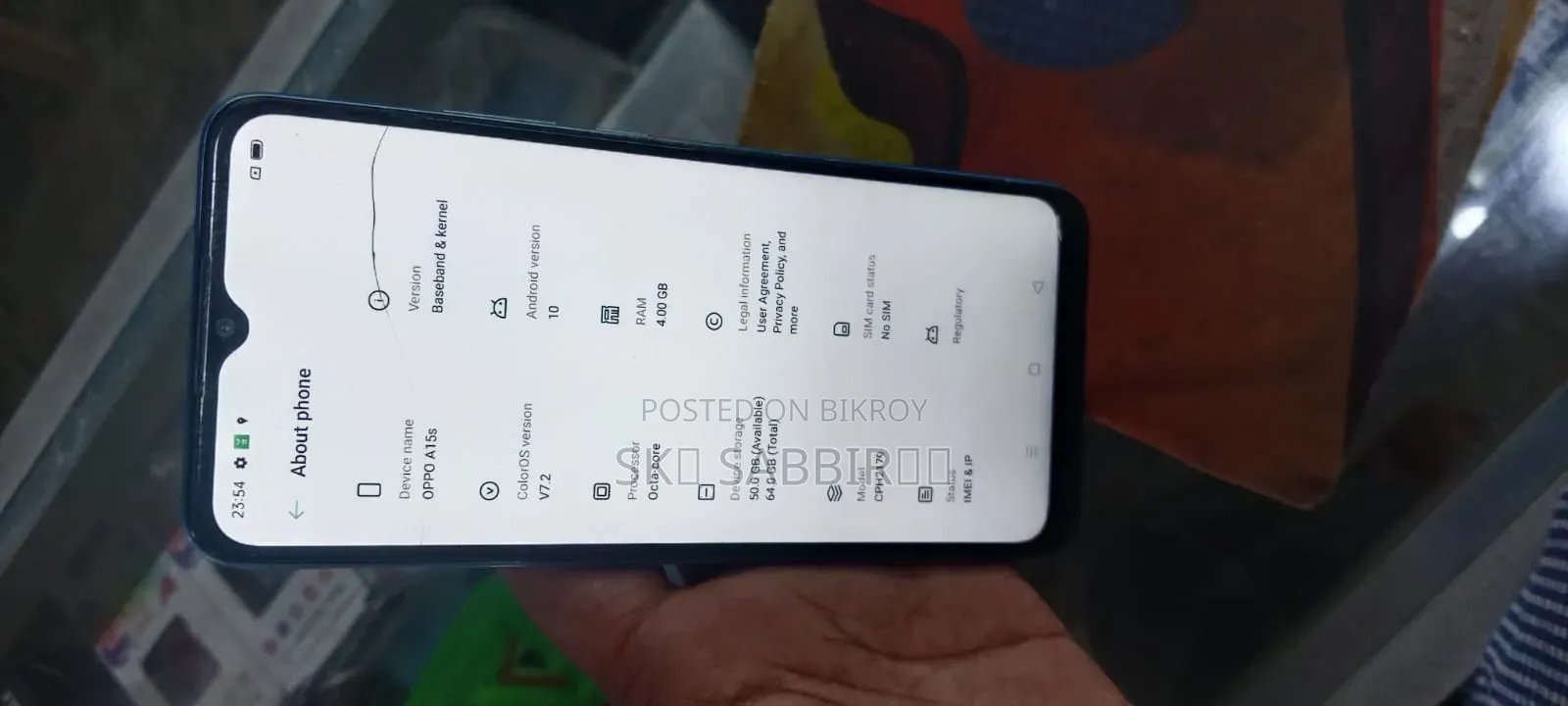 Oppo A15s 64 GB Blue