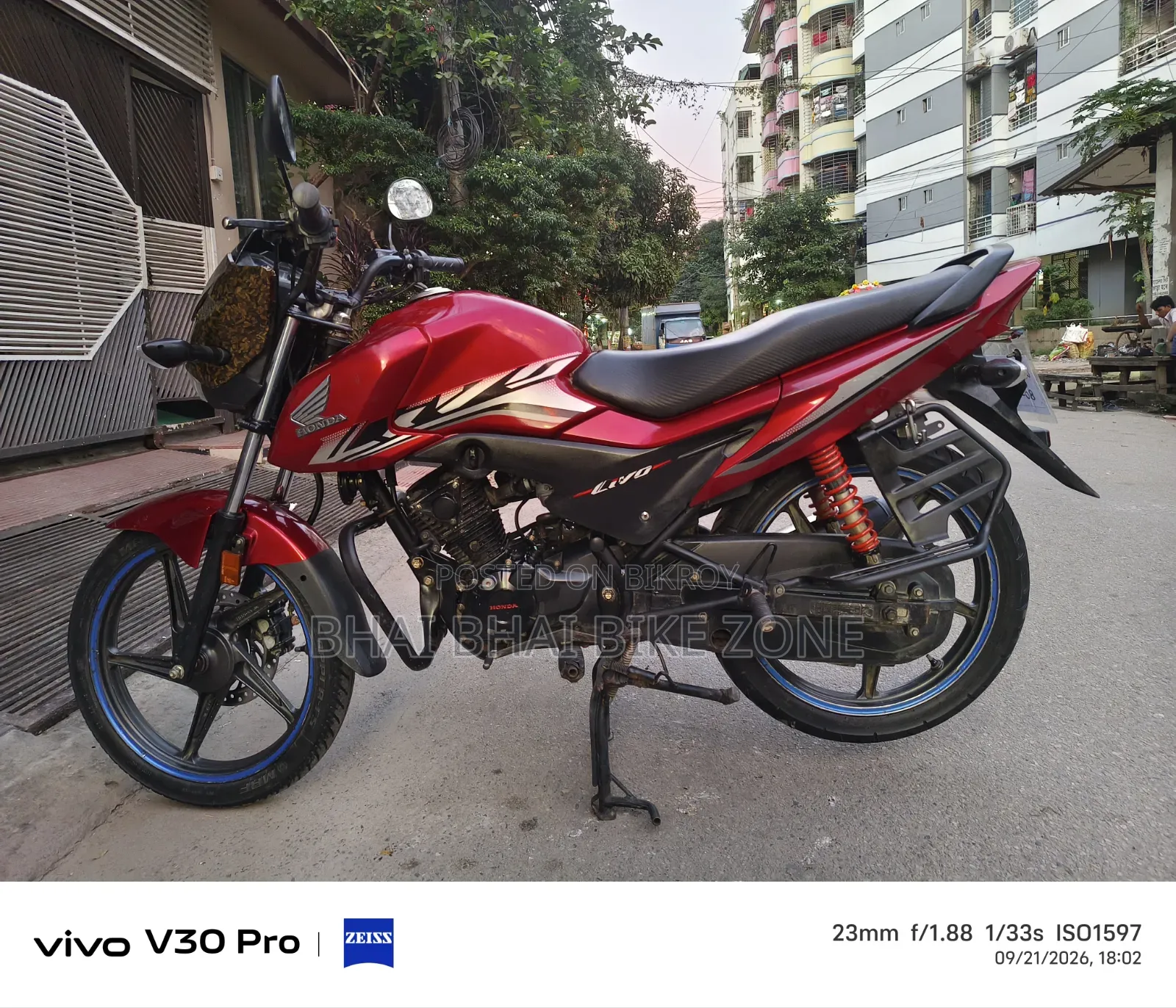 Honda Livo 2021 Red