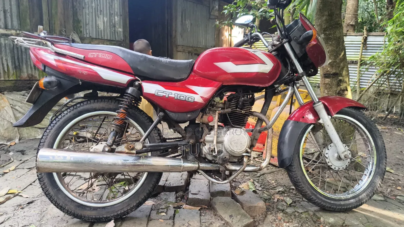 Bajaj CT 100 2007 Red